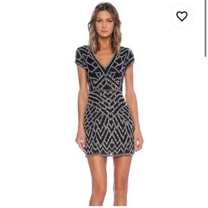 Parker XS Black Embellished Dress from Revolve